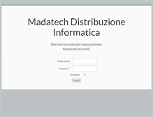 Tablet Screenshot of madatech.it